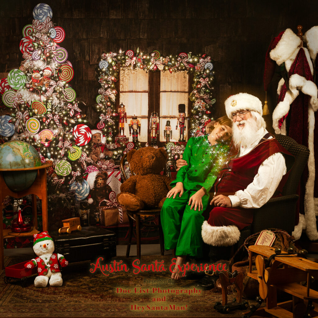 Not your average photos with Santa Claus in Austin, Texas